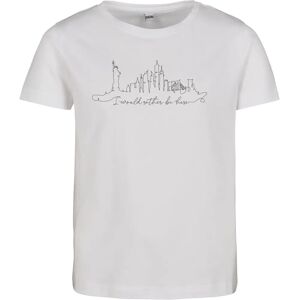 Mister Tee - Want To Be Here T-Shirt för barn - Vit - Unisex - 10-12 År Mister Tee - Want To Be Here T-Shirt för barn - Vit - Unisex - 10-12 År