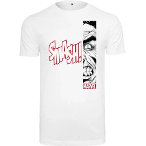 Tricou Angry Hulk Merchcode - Alb Casual pentru Bărbați și Unisex Tricou Angry Hulk Merchcode - Alb Casual pentru Bărbați și Unisex