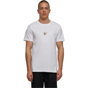 Koszulka męska Skull Bear od MisterTee - Biała Casual Koszulka męska Skull Bear od MisterTee - Biała Casual