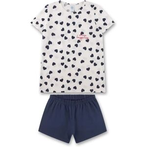 Sanetta Kinder Kurzarm Pyjama-Set - Blau/Beige Sanetta Kinder Kurzarm Pyjama-Set - Blau/Beige