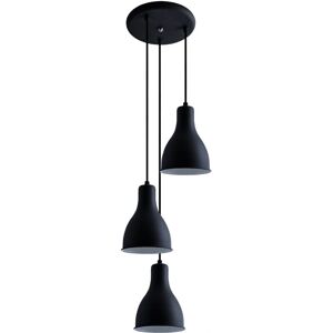 Paco Home Lámpara Colgante Blanco-negro - 3 Fuentes Luminosas - Luz para Comedor Paco Home Lámpara Colgante Blanco-negro - 3 Fuentes Luminosas - Luz para Comedor