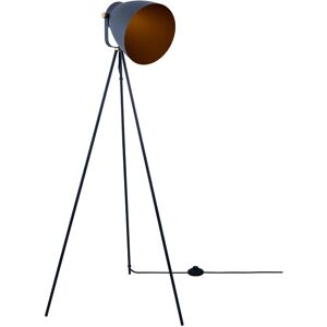 Paco Home Lampada da Terra Industrial Antracite-Oro - Lampada Paco Home Lampada da Terra Industrial Antracite-Oro - Lampada