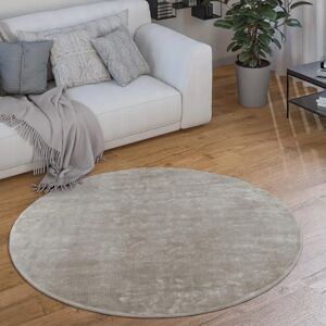 Alfombra Redonda Paco Home - Pelo Corto Moderno Gris - 160cm Alfombra Redonda Paco Home - Pelo Corto Moderno Gris - 160cm