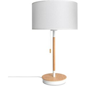 Lampada da Tavolo PACO HOME Design Scandinavo - 49cm Bianco Legno Lampada da Tavolo PACO HOME Design Scandinavo - 49cm Bianco Legno