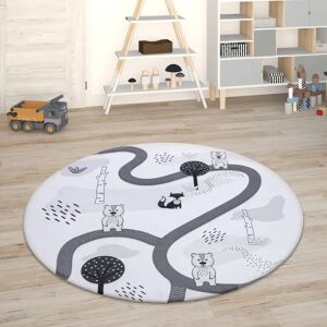 Tappeto Rotondo per Cameretta Bambini - 120 cm Paco Home Tappeto Rotondo per Cameretta Bambini - 120 cm Paco Home