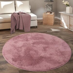 Paco Home Modello ø 80 cm Tappeto Rotondo in Peluche - Tappeto Paco Home Modello ø 80 cm Tappeto Rotondo in Peluche - Tappeto
