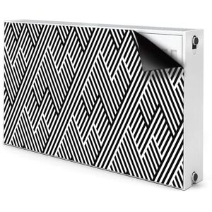 Bluedecor - Złamane linie wzór - Magnetic radiator mat Bluedecor - Złamane linie wzór - Magnetic radiator mat