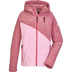 KILLTEC Barn Rosa Melange Fleecejacka - Barnjacka KILLTEC Barn Rosa Melange Fleecejacka - Barnjacka
