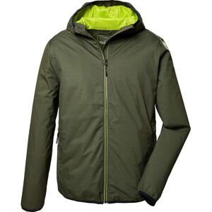 Killtec Men's Green anthracite Hooded Packable Jacket - Jacket Killtec Men's Green anthracite Hooded Packable Jacket - Jacket