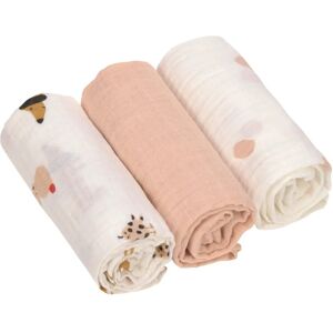 Ensemble de 3 Lingettes en Coton Bio - Orange Épicée - 60x60cm - Publicité Ensemble de 3 Lingettes en Coton Bio - Orange Épicée - 60x60cm - Publicité