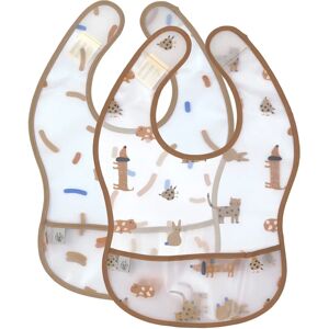 Lässig Little Mateys Blue Bibs - Waterproof Baby Bibs, Set of 2 Lässig Little Mateys Blue Bibs - Waterproof Baby Bibs, Set of 2