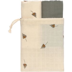 Lässig Mulltücher 2er Set M - Taupe, Grau Lässig Mulltücher 2er Set M - Taupe, Grau