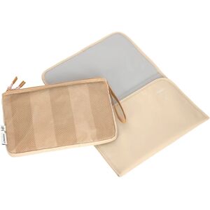 Lässig Beige Clutch - Compact Portable Organizer Lässig Beige Clutch - Compact Portable Organizer