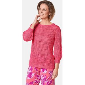 Goldner Fashion - Naisellinen neulepusero verkkoneulosta paljetteja - pink - Gr. 46 Damen - Knit sweater Goldner Fashion - Naisellinen neulepusero verkkoneulosta paljetteja - pink - Gr. 46 Damen - Knit sweater
