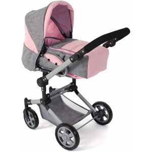 CHIC2000 Jara Melange Rosa Puppenwagen - Zusammenklappbar, Vielseitig CHIC2000 Jara Melange Rosa Puppenwagen - Zusammenklappbar, Vielseitig