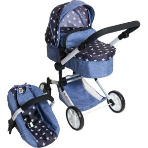 CHIC2000 Linus, Sternchen, manillar ajustable, asiento convertible - Carro de muñecas CHIC2000 Linus, Sternchen, manillar ajustable, asiento convertible - Carro de muñecas
