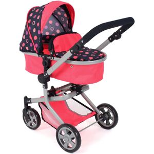 CHIC 2000 Mika Corallo Doll Stroller - Convertible, Adjustable & Foldable - for Dolls 52cm CHIC 2000 Mika Corallo Doll Stroller - Convertible, Adjustable & Foldable - for Dolls 52cm