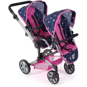 Chic2000 Linus Duo Butterfly Rosa Zwillingspuppe - Puppenwagen Chic2000 Linus Duo Butterfly Rosa Zwillingspuppe - Puppenwagen