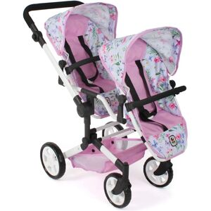 CHIC2000 Linus Duo Blumen Zwillingsbuggy - Puppenwagen CHIC2000 Linus Duo Blumen Zwillingsbuggy - Puppenwagen