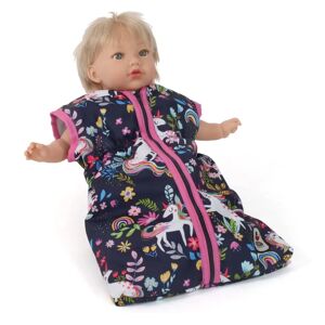 Sieglinde Bayer Sac de couchage licorne pour poupées - Vêtements de nuit pour poupées - Publicité Sieglinde Bayer Sac de couchage licorne pour poupées - Vêtements de nuit pour poupées - Publicité