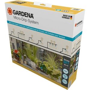 Gardena 13400-20 Tropfbewässerung, Micro-Drip-System Set (Basisgerät, Verschlussstopfen, T-Stück, Absperrventil, Endtropfer, Reihentropfer, Verlegerohr) Gardena 13400-20 Tropfbewässerung, Micro-Drip-System Set (Basisgerät, Verschlussstopfen, T-Stück, Absperrventil, Endtropfer, Reihentropfer, Verlegerohr)