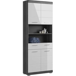 Hochschrank SCHLOONSEE Weiß - Badmöbel Hochschrank SCHLOONSEE Weiß - Badmöbel