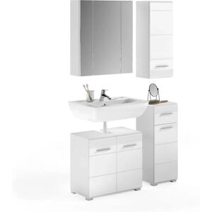 Sconto Hvit Badekarbordsett - 105x182 cm, 4 deler Sconto Hvit Badekarbordsett - 105x182 cm, 4 deler