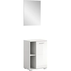 XONOXONOX hjem Prego Hvit høyglans 2-delt garderobesett - Møbel XONOXONOX hjem Prego Hvit høyglans 2-delt garderobesett - Møbel