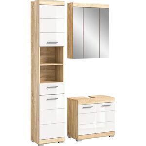 Höffner Schloonsee Weiß 3-teiliges Badmöbel-Set Höffner Schloonsee Weiß 3-teiliges Badmöbel-Set