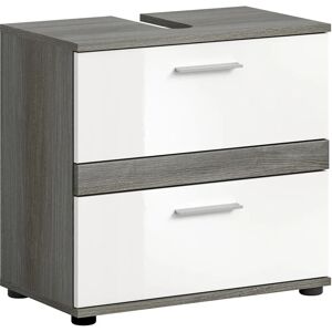 Armoire de salle de bain blanche Sconto - 60x57cm - Publicité Armoire de salle de bain blanche Sconto - 60x57cm - Publicité