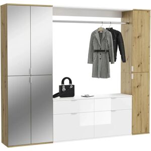 Sconto sada šatníku v barvě dřeva - 212/193/34 cm - Skladovací systém Sconto sada šatníku v barvě dřeva - 212/193/34 cm - Skladovací systém