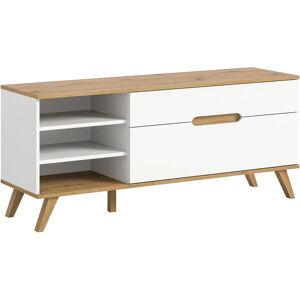 Höffner Lowboard Torso - 140x60x40 cm - Fehér - Modern Dizájn Höffner Lowboard Torso - 140x60x40 cm - Fehér - Modern Dizájn