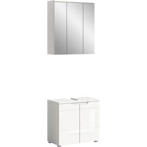 Höffner Weiße Badezimmermöbel-Set - Badmöbelset Höffner Weiße Badezimmermöbel-Set - Badmöbelset