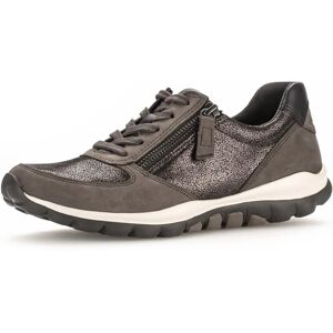 Gabor Fantastic Vulcano Leather Wide Fit Casual Sports Trainers - Women Gabor Fantastic Vulcano Leather Wide Fit Casual Sports Trainers - Women