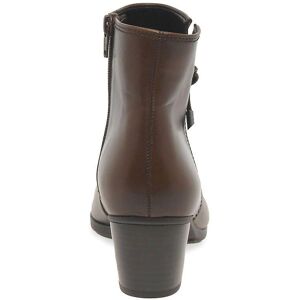 Gabor Ela Womens Ankle Boots - Sattel - Leather, Zip - Ankle Boots Gabor Ela Womens Ankle Boots - Sattel - Leather, Zip - Ankle Boots