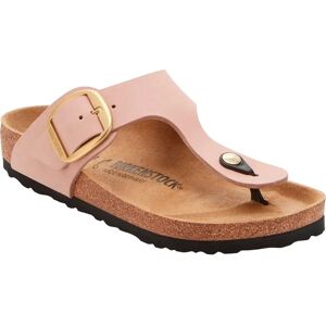 Birkenstock Gizeh Big Buckle Soft Pink Nubuck Leather Toe Post Sandals - Female Birkenstock Gizeh Big Buckle Soft Pink Nubuck Leather Toe Post Sandals - Female