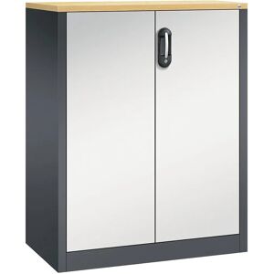 C+P Stahl-Speicherschrank mit Verstärkten Türen - 3 Regale C+P Stahl-Speicherschrank mit Verstärkten Türen - 3 Regale