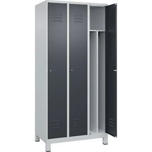 C+P Klassisch PLUS Stahlschrank - 3 Fächer, Grau C+P Klassisch PLUS Stahlschrank - 3 Fächer, Grau