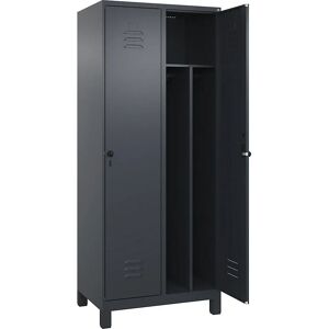 C+P Schließfach - 2 Fächer, Grau, 800mm Breite - Industrie C+P Schließfach - 2 Fächer, Grau, 800mm Breite - Industrie