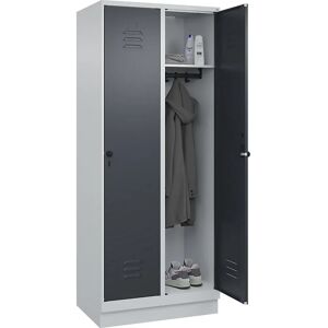 C+P Classic PLUS Schließfach - 2 Fächer - Grau C+P Classic PLUS Schließfach - 2 Fächer - Grau