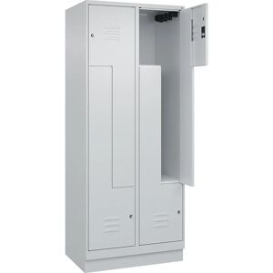 C+P Schrank Z Classic PLUS - Stahl, Grau, 2 Fächer, 800mm C+P Schrank Z Classic PLUS - Stahl, Grau, 2 Fächer, 800mm