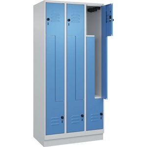 C+P Hellgrau / Hellblau Z Classic PLUS Schließfach - 3 Fächer C+P Hellgrau / Hellblau Z Classic PLUS Schließfach - 3 Fächer
