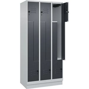 C+P C+P Z Classic PLUS Schrank - Stahl, 3 Fächer, Hellgrau / Grau C+P C+P Z Classic PLUS Schrank - Stahl, 3 Fächer, Hellgrau / Grau