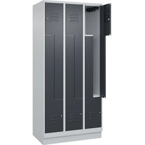 C+P Z Classic PLUS Schrank - 3 Fächer, Hellgrau / Grau C+P Z Classic PLUS Schrank - 3 Fächer, Hellgrau / Grau
