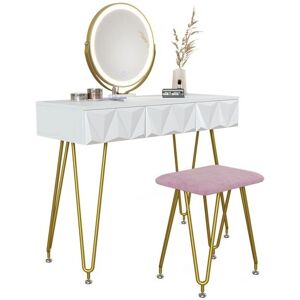 Vicco Ruby Schminktisch - Modern mit LED & Hocker Vicco Ruby Schminktisch - Modern mit LED & Hocker