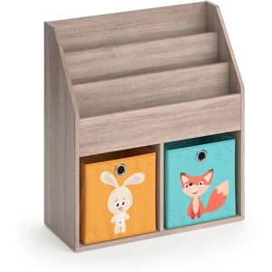 Vicco - Estantería infantil Luigi Sonoma con 2 cajas plegables Vicco - Estantería infantil Luigi Sonoma con 2 cajas plegables