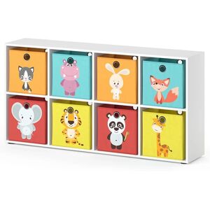 Vicco - Scaffale per bambini Scutum, Bianco, 143x72 cm - Organizzatore Vicco - Scaffale per bambini Scutum, Bianco, 143x72 cm - Organizzatore