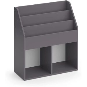 Estantería Luigi Gris Vicco 72x79cm - Bookshelf Estantería Luigi Gris Vicco 72x79cm - Bookshelf
