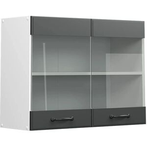 Vicco - Armoire de cuisine en verre R-Line, 80 cm, style cottage - Publicité Vicco - Armoire de cuisine en verre R-Line, 80 cm, style cottage - Publicité
