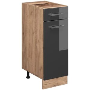 Vicco Modelo R-Line Mueble de Cocina - Alto Brillo Antracita Vicco Modelo R-Line Mueble de Cocina - Alto Brillo Antracita